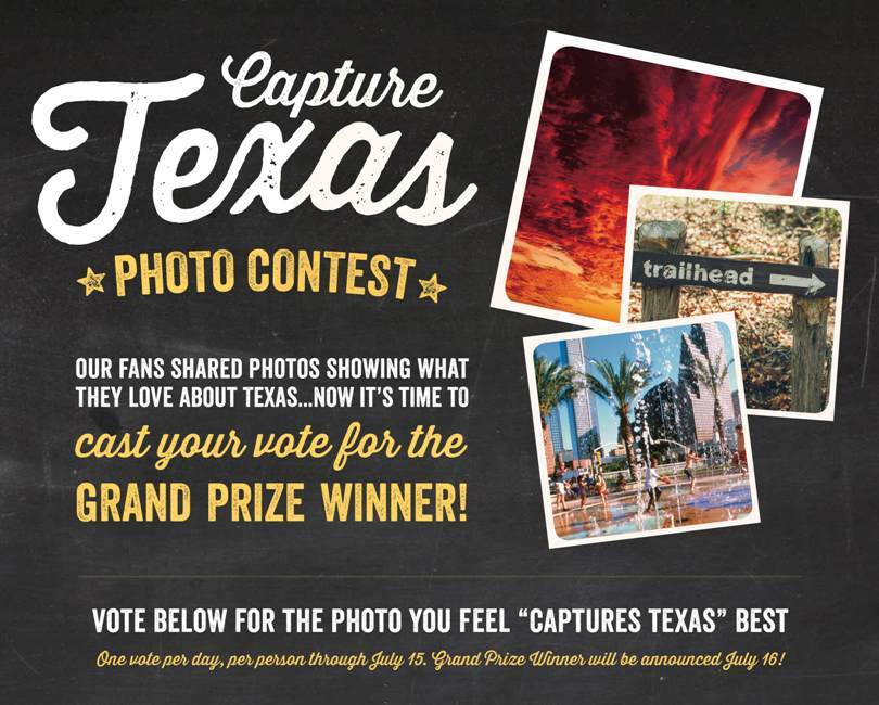 “Capture Texas” Photo Contest – Finalist Announced!