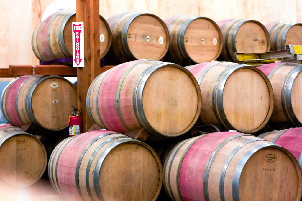 Corison Winery Barrels