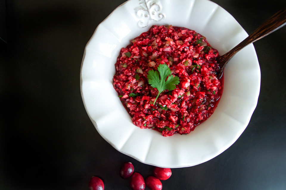 Cranberry Salsa with Lime
