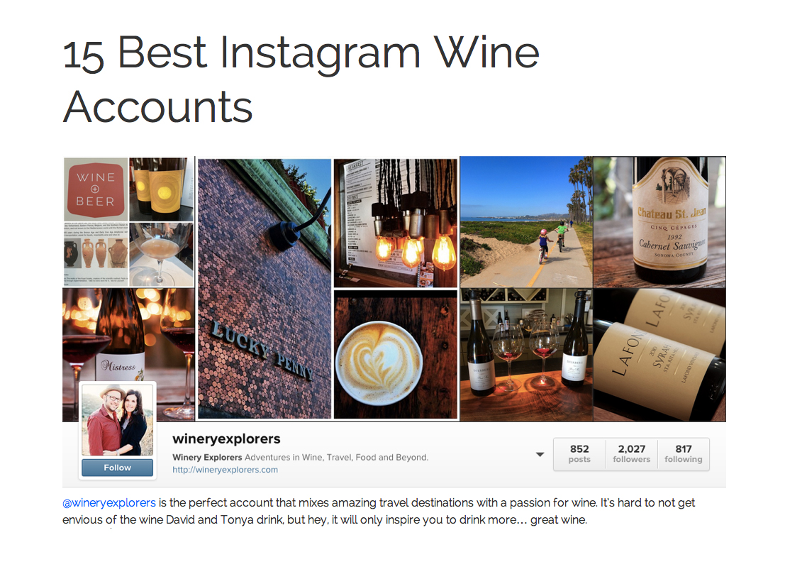 15 Best Instagram Wine Accounts
